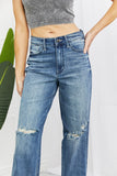 Judy Blue Becka Full Size Mid Rise Straight Jeans- ONLINE ONLY- 2-7 DAY SHIPPING