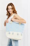 Justin Taylor Picnic Date Tassle Tote Bag- ONLINE ONLY- 2-7 DAY SHIPPING