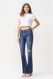 Vervet by Flying Monkey Luna Full Size High Rise Flare Jeans- ONLINE ONLY 2-10 DAY SHIPPING