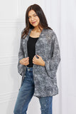 Melody Full Size Snake Print Chiffon Kimono - ONLINE ONLY 2-10 DAY SHIPPING