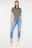 Kancan Distressed Cat's Whiskers Button Fly Jeans - ONLINE ONLY