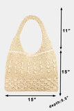 Fame Straw Braided Tote Bag - ONLINE ONLY