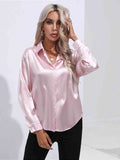 Collared Neck Buttoned Long Sleeve Shirt - ONLINE ONLY