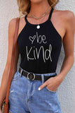 BE KIND Graphic Round Neck Tank