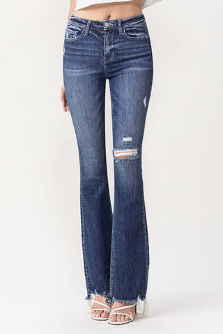 Vervet by Flying Monkey Luna Full Size High Rise Flare Jeans- ONLINE ONLY 2-10 DAY SHIPPING
