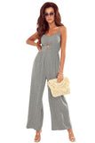 Smocked Spaghetti Strap Wide Leg Jumpsuit - ONLINE ONLY 2-7 DAY SHIP