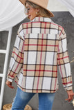 Plaid Button-Up Dropped Shoulder Shirt Jacket- ONLINE ONLY 2-10 DAY SHIPPING