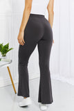 Zenana Full Size First Class High Rise Slit Flare Pants - ONLINE ONLY 2-10 DAY SHIPPING