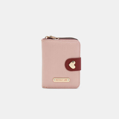 Nicole Lee USA Solid Heart Bifold Wallet - ONLINE ONLY