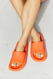 MMShoes Arms Around Me Open Toe Slide in Orange- ONLINE ONLY 2-10 DAY SHIPPING