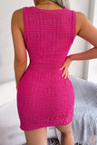 Cutout Sleeveless Knit Dress- ONLINE ONLY 2-10 DAY SHIPPING