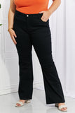 Zenana Clementine Full Size High-Rise Bootcut Pants in Black- ONLINE ONLY 2-10 DAY SHIPPING