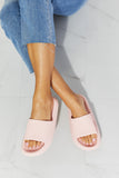 MMShoes Arms Around Me Open Toe Slide in Pink- ONLINE ONLY 2-10 DAY SHIPPING