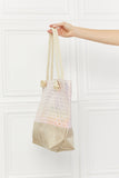Justin Taylor Mermaid Vibes Scalloped Tote Bag- ONLINE ONLY- 2-7 DAY SHIPPING
