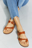 Forever Link Coastal Escape Toe Ring Footbed Slide Sandal- ONLINE ONLY 2-10 DAY SHIPPING
