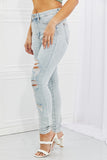 Judy Blue Tiana Full Size High Waisted Distressed Skinny Jeans - ONLINE ONLY 2-10 DAY SHIPPING