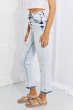 RISEN Full Size Camille Acid Wash Crop Straight Jeans - ONLINE ONLY 2-10 DAY SHIPPING