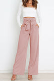 Tie Front Paperbag Wide Leg Pants- ONLINE ONLY 2-10 DAY SHIPPING