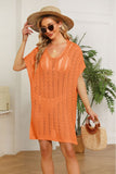 Openwork Side Slit Knit Dress- ONLINE ONLY 2-10 DAY SHIPPING