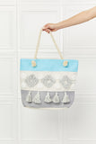 Justin Taylor In The Sand Tassle Tote Bag- ONLINE ONLY- 2-7 DAY SHIPPING