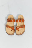 Forever Link Coastal Escape Toe Ring Footbed Slide Sandal- ONLINE ONLY 2-10 DAY SHIPPING
