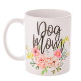 Floral Accent Coffee Mugs - In Store