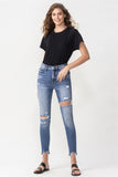 Lovervet Juliana Full Size High Rise Distressed Skinny Jeans- ONLINE ONLY 2-10 DAY SHIPPING