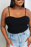 Petal Dew Full Size Ribbed Cami in Black- ONLINE ONLY 2-10 DAY SHIPPING