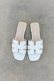 Weeboo Walk It Out Slide Sandals in Icy White- ONLINE ONLY 2-10 DAY SHIPPING