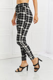 Leggings Depot Stay In Full Size Printed Joggers - ONLINE ONLY 2-10 DAY SHIPPING