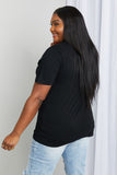 mineB Full Size Smiley Face Graphic Tee- ONLINE ONLY 2-10 DAY SHIPPING