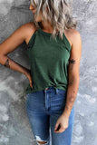 Curved Hem Grecian Tank Top - ONLINE ONLY