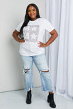 mineB Full Size Leopard Graphic Tee Shirt- ONLINE ONLY 2-10 DAY SHIPPING