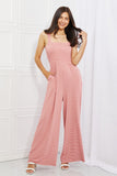 Zenana Only Exception Full Size Striped Jumpsuit - ONLINE ONLY 2-7 DAY SHIP