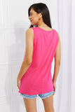 Zenana Full Size Oh So Simple Tank - ONLINE ONLY 2-10 DAY SHIPPING
