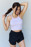 Ninexis Everyday Staple Soft Modal Short Strap Ribbed Tank Top in Lavender- ONLINE ONLY 2-7 DAY SHIPPING