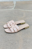 Weeboo Walk It Out Slide Sandals in Nude- ONLINE ONLY 2-7 DAY SHIPPING
