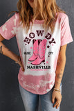 Cowboy Boots Graphic Short Sleeve Tee- ONLINE ONLY- 2-7 DAY SHIPPING