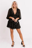 Glitter Stars Backless Ruffle Dress- ONLINE ONLY 2-10 DAY SHIPPING
