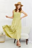 HEYSON Summer Dream Crochet Midi Dress in Lime- ONLINE ONLY- 2-7 DAY SHIPPING