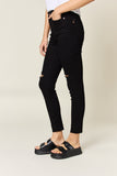 Judy Blue Full Size Distressed Tummy Control High Waist Skinny Jeans - ONLINE ONLY