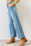 Kancan High Waist Wide Leg Jeans - ONLINE ONLY