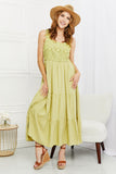 HEYSON Summer Dream Crochet Midi Dress in Lime- ONLINE ONLY- 2-7 DAY SHIPPING