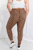 Leggings Depot Full Size Spotted Downtown Leopard Print Joggers- ONLINE ONLY 2-10 DAY SHIPPING