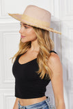 Justin Taylor Poolside Baby Straw Fedora Hat in Pale Blush - ONLINE ONLY 2-10 DAY SHIPPING