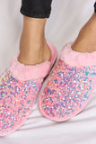 Forever Link Sequin Plush Round Toe Slippers -ONLINE ONLY