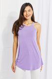 Zenana Sweet & Simple Full Size Halter Neck Tank- ONLINE ONLY 2-10 DAY SHIPPING