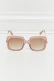 Square Metal-Plastic Hybrid Temple Sunglasses- ONLINE ONLY 2-10 DAY SHIPPING