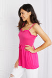 Heimish Full Size Spaghetti Strap Smocked Babydoll Top- ONLINE ONLY 2-10 DAY SHIPPING