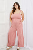 Zenana Only Exception Full Size Striped Jumpsuit - ONLINE ONLY 2-7 DAY SHIP